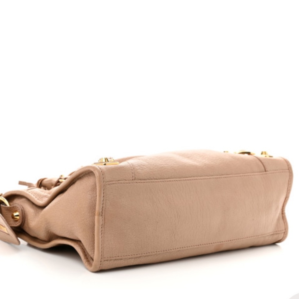 ➕ Balenciaga Metallic Edge City Leather Tote in Rose Des Sables ➕ - Picture 3 of 6